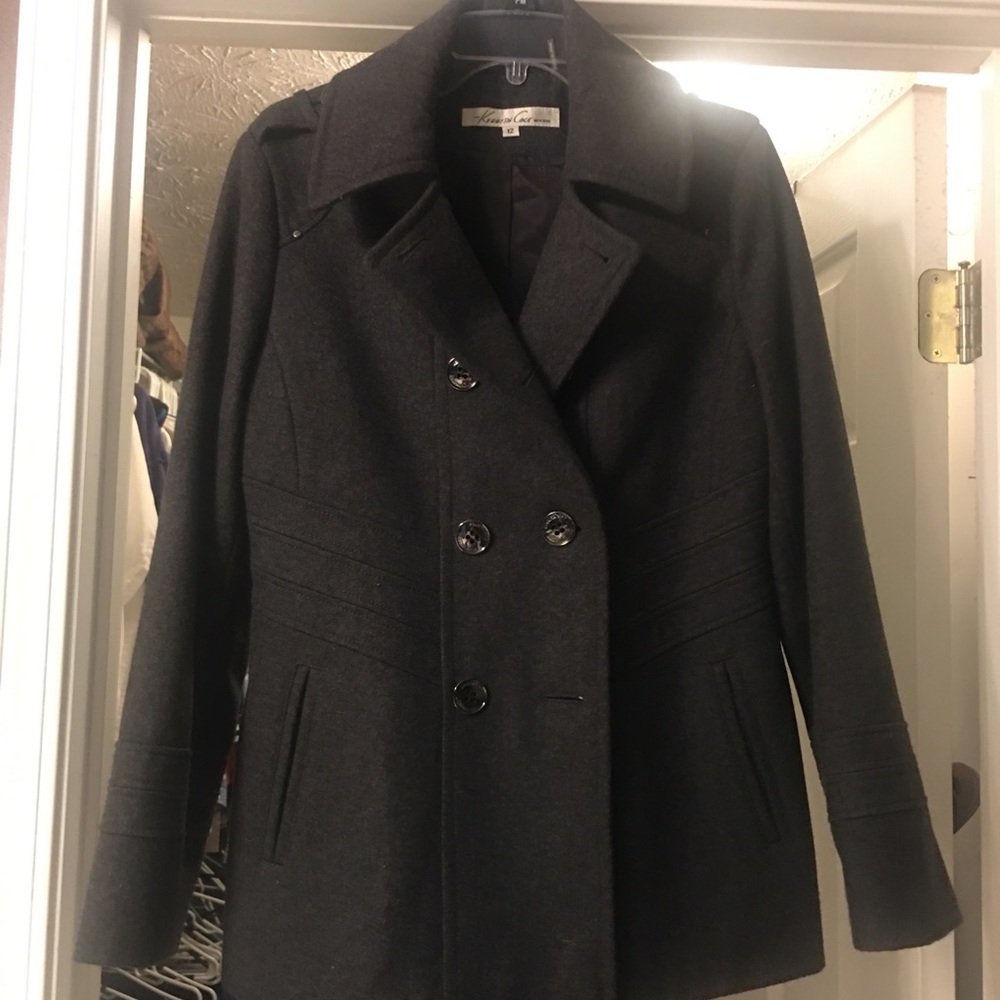 Kenneth Cole grey coat